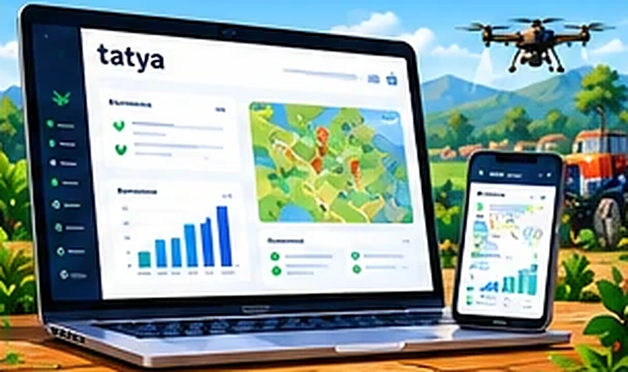 लॅपटॉप आणि मोबाइलवर Tatya डॅशबोर्ड